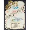 Image 1 : 1899 Die Cut Calendar for Halbert Bros.