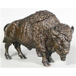 Metal Buffalo Ink Well