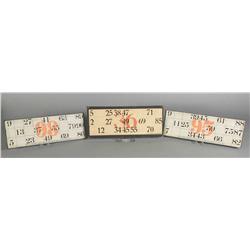 Three Keno Goose Cards