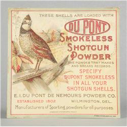 Dupont Smokeless Powder Box Insert