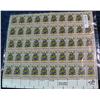 Image 2 : 614. Mint Sheet of 50 Christmas U.S. 8c Stamps. (face value $4.00)