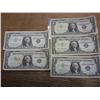 Image 1 : 5-$1 SILVER CERTIFICATES (1957, 4-1957-A'S)