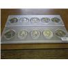 Image 1 : 2-1999-D WASHINGTON QUARTER SETS (UNC) 10 COINS