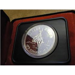 1975 CANADA CALGARY $ (SPECIMEN) .3750 OZ. ASW