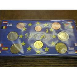 EURO COIN SET UNC (AS SHOWN)