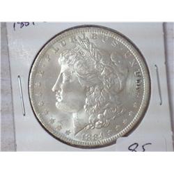 1884-O MORGAN SILVER DOLLAR (UNC)