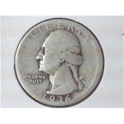 1936 WASHINGTON SILVER QUARTER