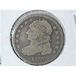 1833 BUST DIME (FINE)
