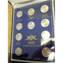 2005-P/D STATE QUARTER COLLECTION (UNC) (AS SHOWN)