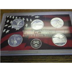 2007 US 50 STATE QUARTERS SILVER PROOF SET