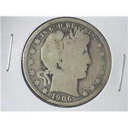1906-O BARBER HALF DOLLAR