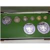 Image 3 : 1976 GUYANA 8 COIN PROOF SET IN CASE