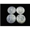 Image 1 : 4-1964'S 90% SILVER KENNEDY HALF DOLLARS