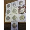 Image 1 : 10 ASSORTED 1967-69 SILVER KENNEDY HALF DOLLARS