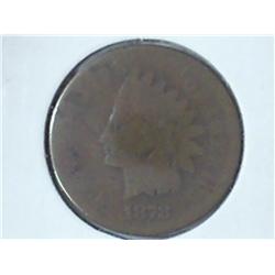 1878 INDIAN HEAD CENT (SEMI-KEY)