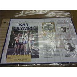 1983-S OLYMPIC SILVER DOLLAR (AS SHOWN)