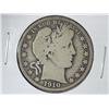 Image 1 : 1910-S BARBER HALF DOLLAR (VERY GOOD)