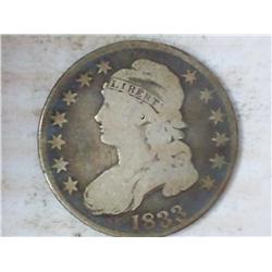 1833 BUST HALF DOLLAR