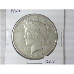 1925 PEACE SILVER DOLLAR
