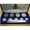 Image 1 : 1989 BAHAMAS PROOF SET 9 COINS