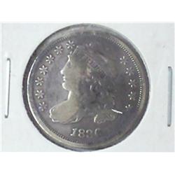 1836 BUST DIME (VERY FINE)