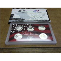 2006 US 50 STATE QUARTERS SILVER PROOF SET
