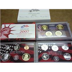 2007 US SILVER PROOF SET 14 PIECE