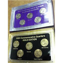 2-2005 STATE QUARTER SETS (UNC)