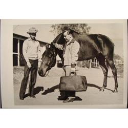 Original 1945 Press Photo Horse Racing Ban -Canadian