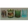 Image 3 : 30 Pc Vintage Colored Glass Toothpick Holder Collection