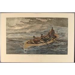 Antique English Newspaper Print Ship Wreck The Graphic