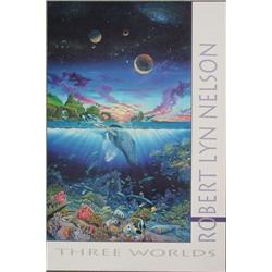 Robert Lyn Nelson THREE WORLDS Modern Marine Art