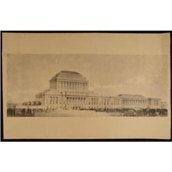 Christian Science Building Vint Print Boston Churchill