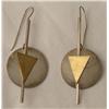 Image 1 : Vintage Modern Sterling Mexican Silver Dangle Earrings