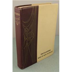 Encyclopedia Who is Who in Music Vintage Book 1941