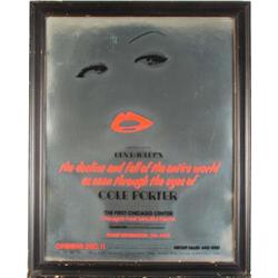 Vintage Cole Porter Chicago Theatre Musical Poster