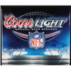 Image 1 : Coors Light NFL Logo Metal Tin Football Beer Bar Sign