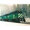 Image 2 : Lot 3 Vintage BNR Train COLOR PHOTOGRAPHS Railroad