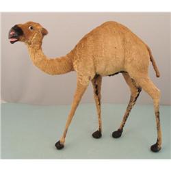 Vintage Camel Stuffed Figurine Realistic Dromedary