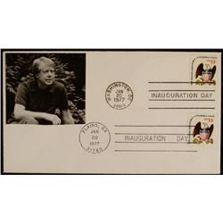 Jimmy Carter Rare Double Postmark Inauration Day Cover