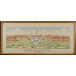 Seagrams Kentucky Distillery Antique Advertising Sign