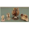 Image 1 : 4 Seashell Animals Handmade Shell Owl, Mouse Collection