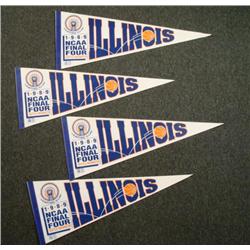 (4) University of Illinois 1989 NCAA Final Four Pennant