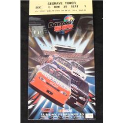 2000 Daytona 500 Ticket NASCAR- Jeff Gordon Auto Racing