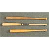 Image 1 : 3 Vintage Baseball Bats Commodore, Adirondack