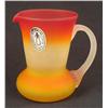 Image 1 : Pilgrim Hand Blown Glass Small Pitcher Tangerine Hue