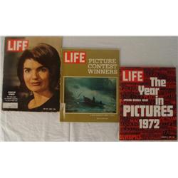 3 Life Magazines circa 1964 1971 & 1972 Kennedy