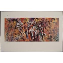 Gene Locklear Dreams of Becoming An NFL Star Art Print