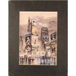 The New Times Square New York 2002 Theater Art Print