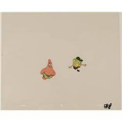 SpongeBob Green Hat Original Production Run Cel Patrick